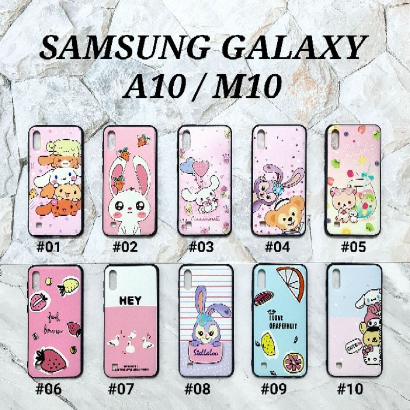 A40 A50/A30S/A50S A70 A10/M10 M20 M30 - PINKY CANDY Soft Hard Case Pastel Cartoon