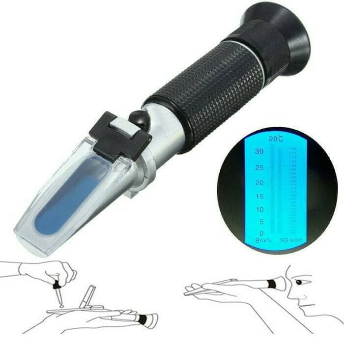 refractometer brix 0-32% refraktometer ukur kadar gula makanan minuman - RF-Sugar