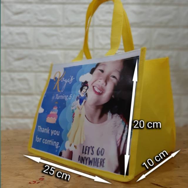 

Tas foto anak / goodie bag / tas ulang tahun