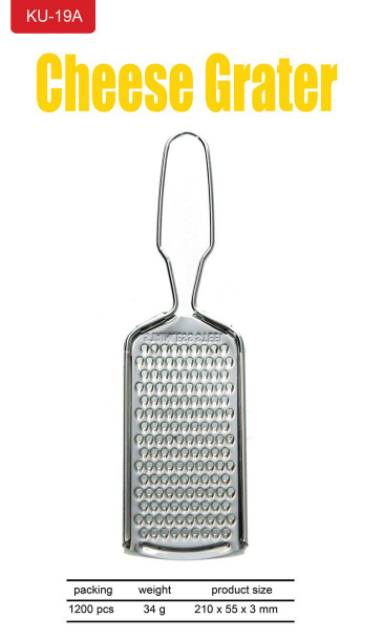 (NCS) [ COD ] Parutan Keju Kentang Coklat Grater Cheese Alat parut dapur Stainless Steel Serutan MPASI