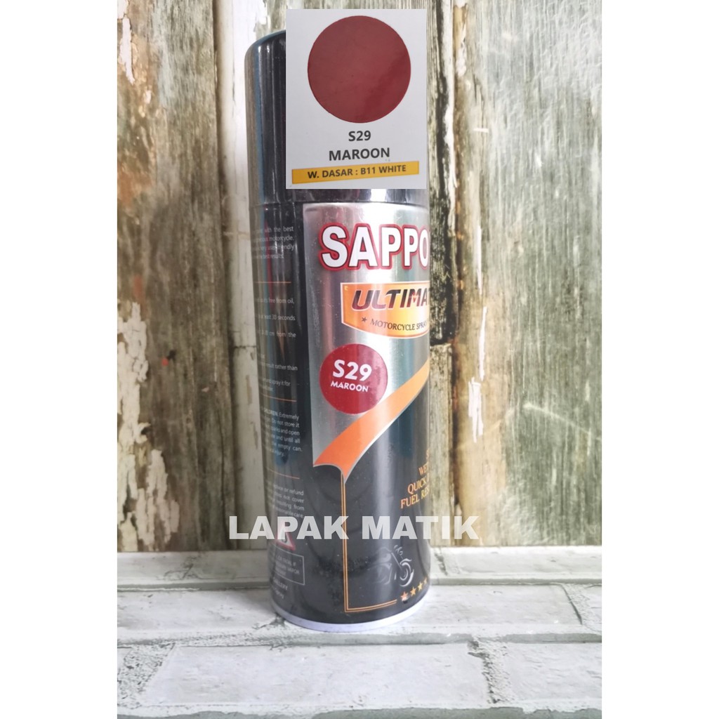 Pilok Sapporo Ultimate Maroon S29 Marun 400Ml