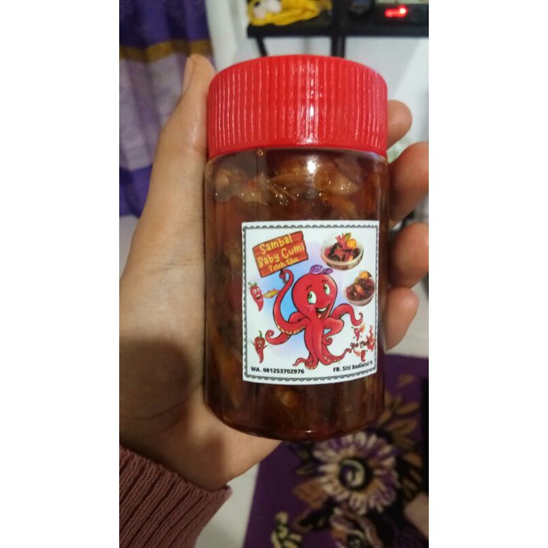 

Sambal Baby Cumi Teteh Qia