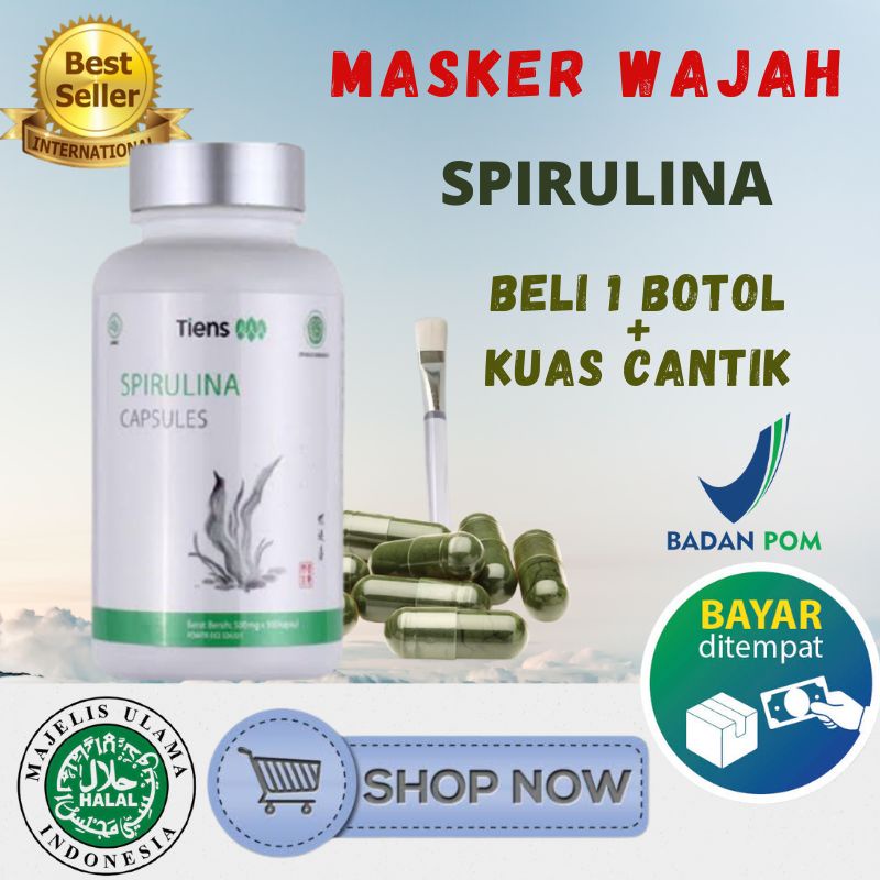 Jual Spirulina Masker Wajah Alami Shopee Indonesia