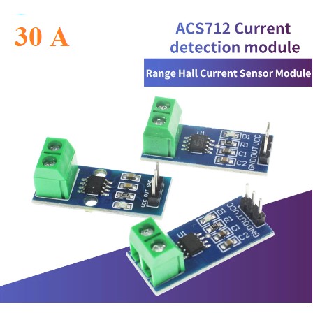 SENSOR ARUS ACS712  ACS712ELC-30A 30A AC DC Pendeteksi Modul Module Hall Current Ampere Arduino