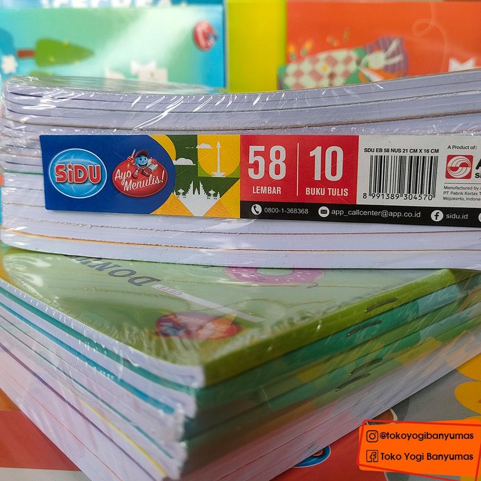 

Harga Sahabat BUKU TULIS SIDU 58 LEMBAR || 1 PACK (10 BUKU) || RANDOM
