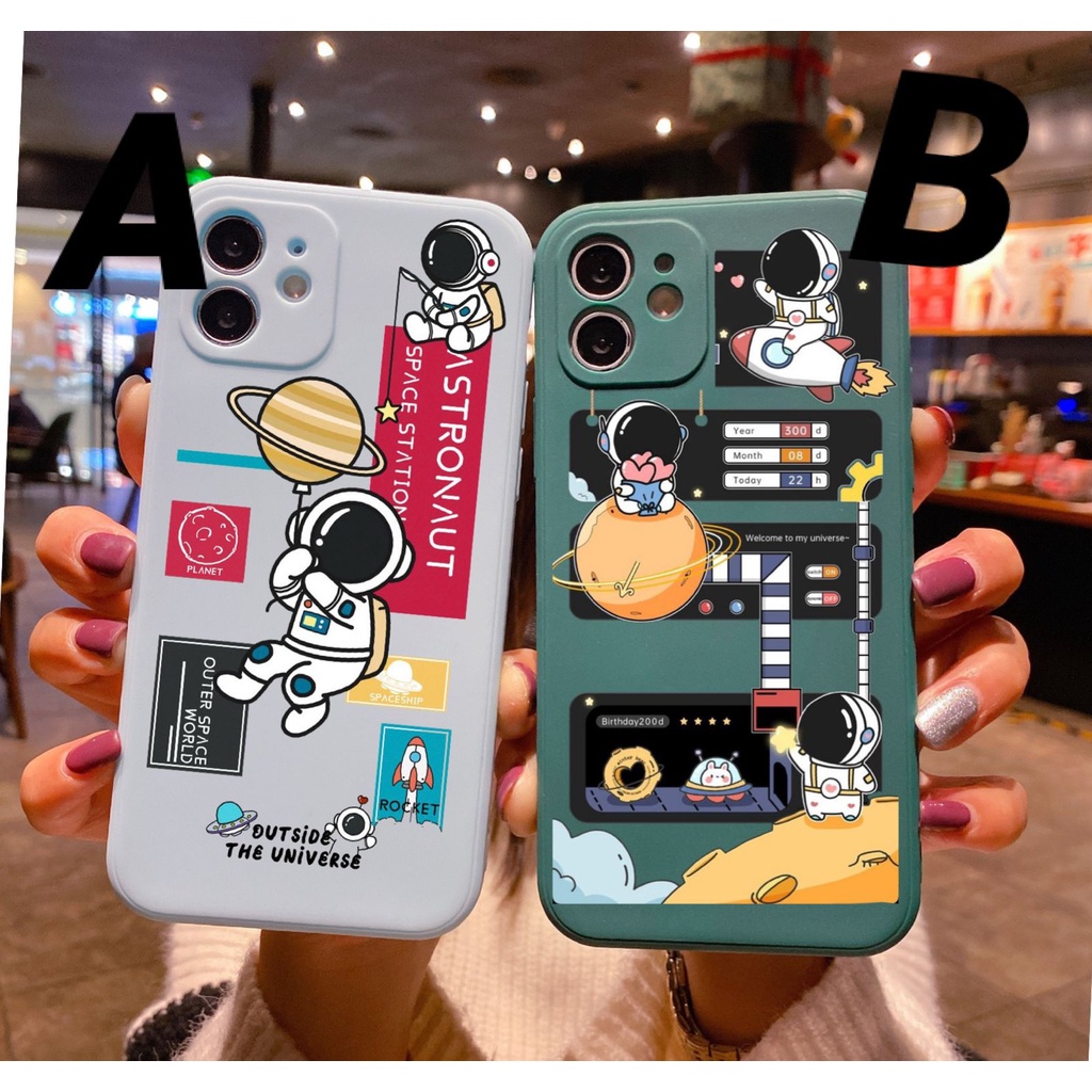 BB16 Softcase Matte Astronot for Xiaomi Redmi A1 A1+ 4A 4 4X 5 5A 5+ 6 6A 7 7A 8 9 Prime 9A 9i 9C 9T 10 10C 10S 10T 11 11S 11T 12 12C 12T Lite S2 Ultra Poco C40 F3 F4 K40 M3 M4 M5 X3 GT NFC 5G