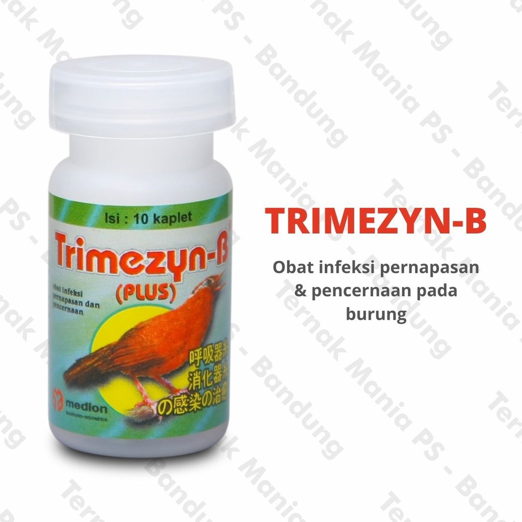 Jual Obat Burung Trimezyn B 10 Kpl Bdg Shopee Indonesia 4860