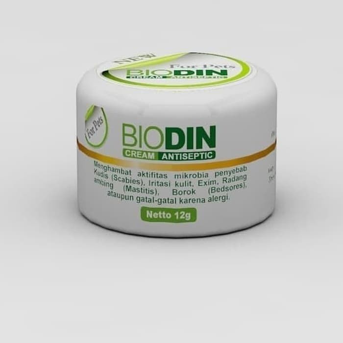 Salep Jamur Scabies Biodin / Obat Scabies Jamur / Obat Buduk Kucing-2