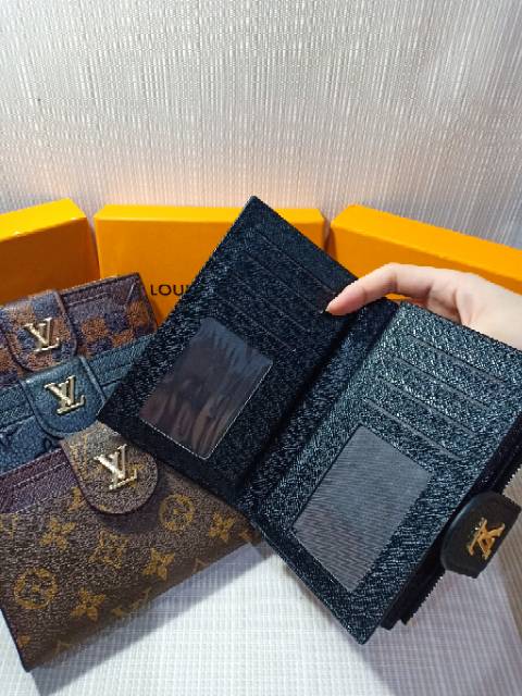 Dompet import wanita L'V mono damier free box + dustbag