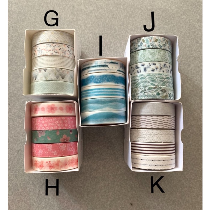 

Produk Washi Tape Selotip Set Isi 5 Bagus