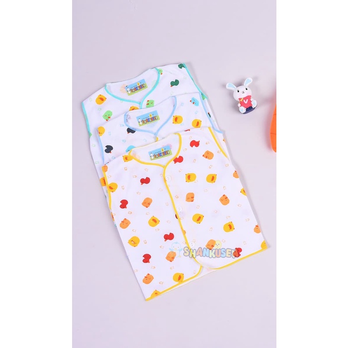 12 Pcs Baju Bayi Shankusen | Baju Sankusen Baby New Born | Pakaian Baru Lahir | Atasan Kutung Buntung Lekbong Pendek Panjang Sankhusen Shankhusen | Sguna Lusinan