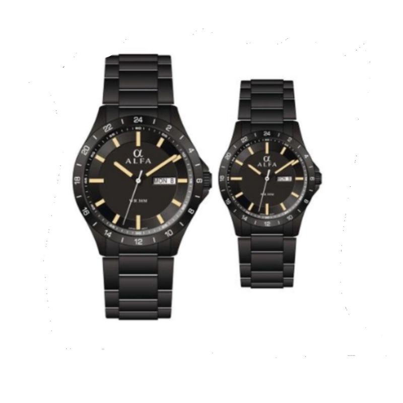 Jam Tangan Couple Alfa 99021M