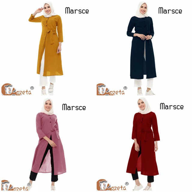 Airu Bayar COD TUNIK MARSCE TUNIK WOLFIS baju murah 4 WARNA baju murah