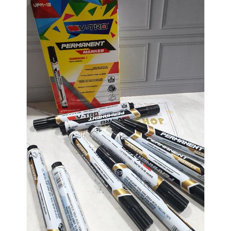 

[(BAYAR DITEMPAT) spidol permanen (1box=12pc)/permanent/spidol murah/marker permanent