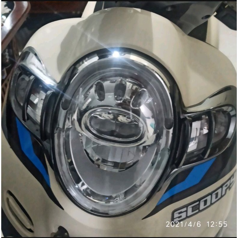 TGP Garnish lampu depan honda Scoopy 2017-20120