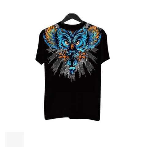 KAOS BURUNG HANTU / Kaos Distro / Pria T-Shirt / Kaos Pria Burung Hantu / KAOS