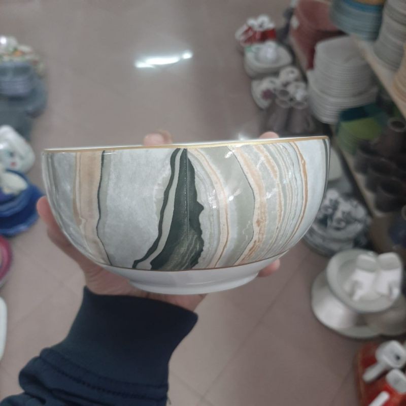 MARBLE BOWL MANGKOK MANGKUK KERAMIK SANGO MOTIF JUBIN MARMER KOLEKSI DEKOR DAPUR CANTIK HITS KINIAN
