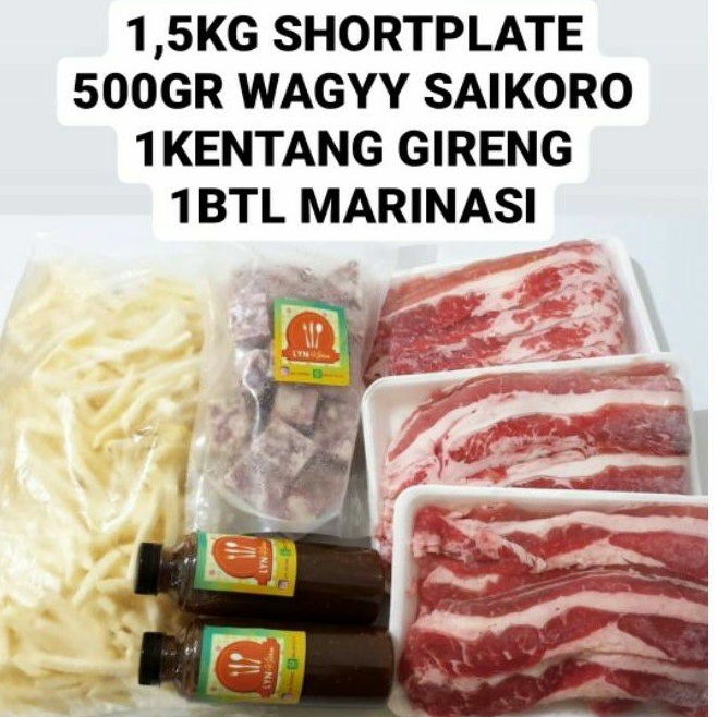 

PAKET SHORTPLATE - KOREAN BBQ TERLENGKAP