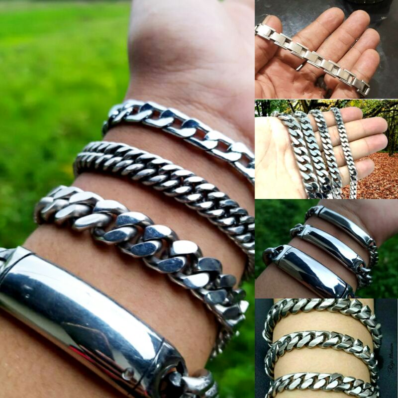 Gelang Rantai Stainless Steel