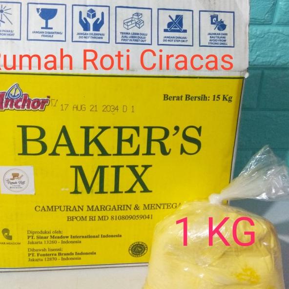 

✻ BAKERS MIX 1KG ANCHOR REPACK BAKERSMIX 1 KG BUTTER BAKER MIX BLEND ☪