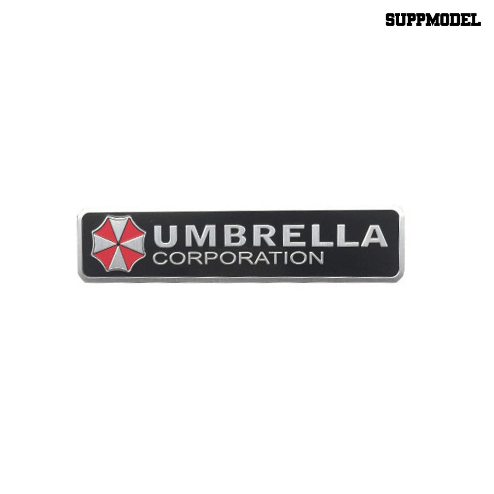 Sl Stiker Badge Umbrella Corporation 3D Aluminum Untuk Bagasi Mobil