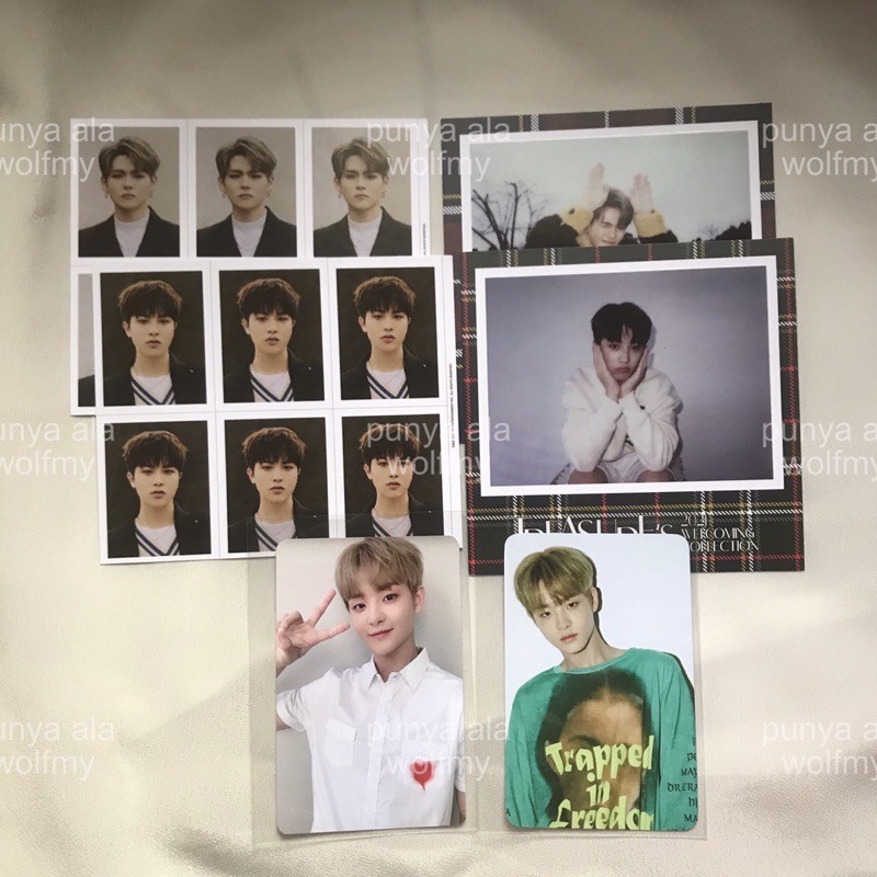 KTOWN4U Benefit JIHOON Photocard Chapter 2 set + ID Pola Welcol set JUNGHWAN YOSHI