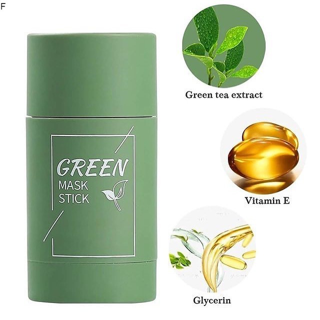 Green Mask Stick Original / Meidian Green Mask Stick / Masker Green Tea / Green Mask Stik 40gr Mask