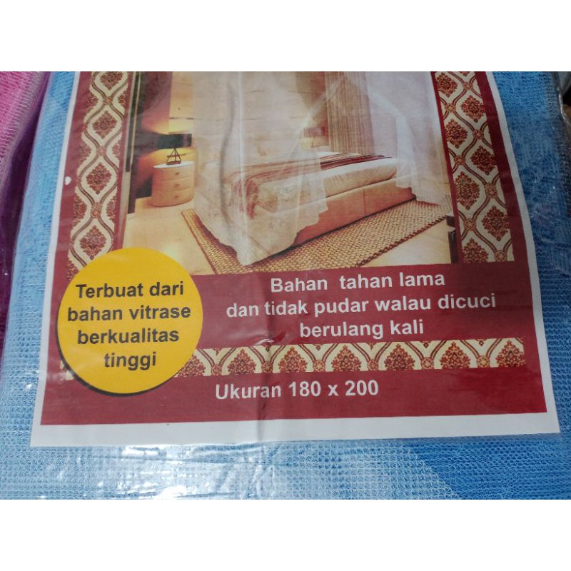 Kelambu Bintang Bahan vitrase 180×200