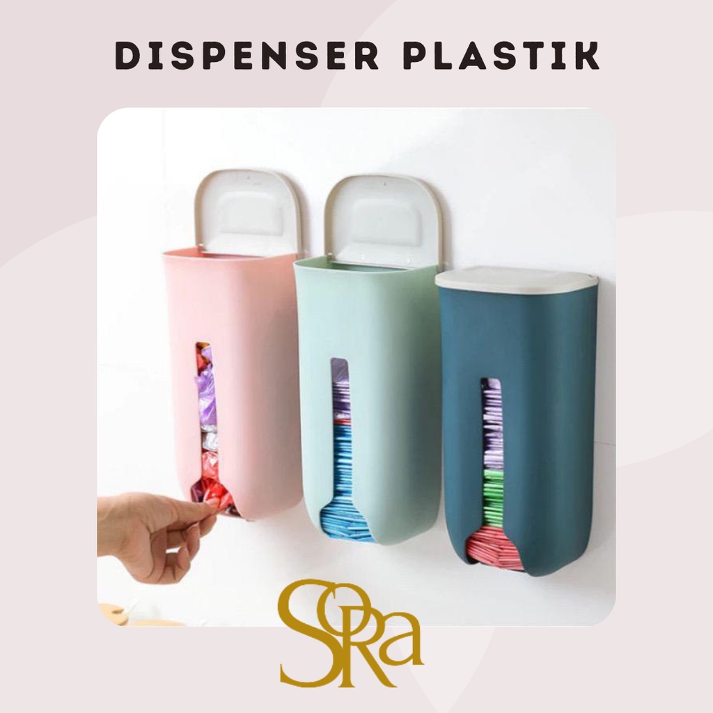 Dispenser Kantong Plastik Sampah Tempel Dinding tempat kantong kresek TISU TISSUE DAPUR GULUNG