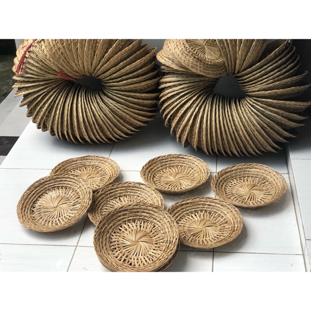 Ingke Bali 24 cm / Piring Lidi / Piring Bali / Ingke Bali / Piring Catering