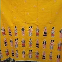 kain batik katun bu tejo kuning