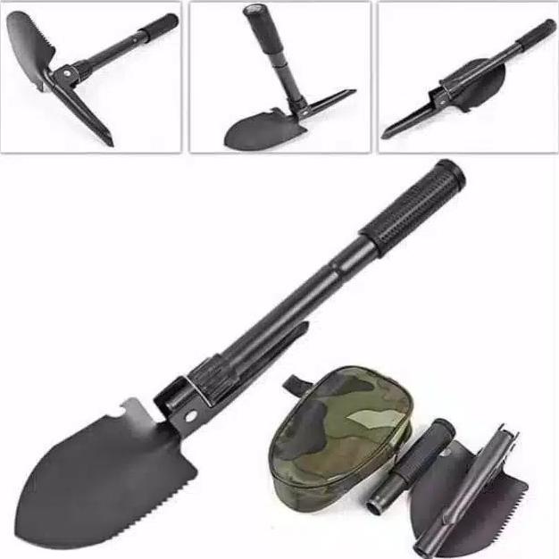 SKOP SEKOP CANGKUL PACUL LIPAT MULTIFUNGSI SURVIVAL ALAT PERKEBUNAN