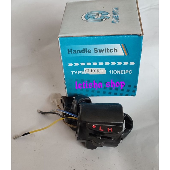 SAKLAR KANAN GL100  HOLDER KANAN /RH HONDA GL-100