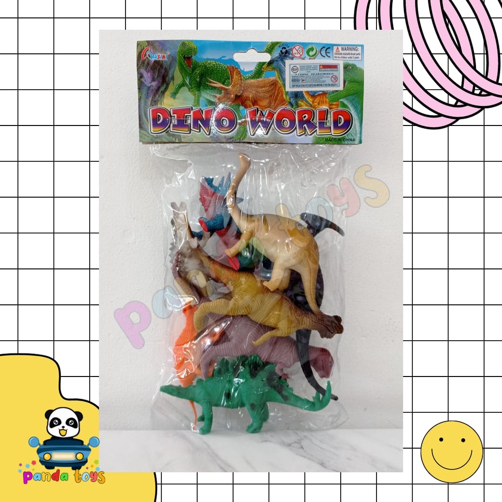 PANDA TOYS SEMARANG MAINAN BINATANG DINO WORLD F283