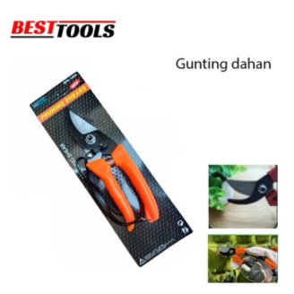 Gunting Dahan Bengkok Gunting Ranting Bunga Besttools Warna Orange Gunting Dahan Mini