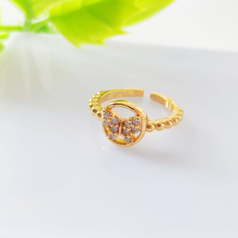 Cincin Xuping Anak Cincin Xuping Permata Anak Warna Emas