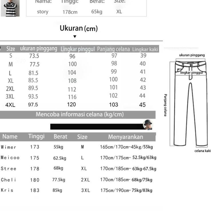 {XT.15Jl22ᴰ} Celana pria korea jeans celana kulot celana panjang pria dewasa celana korean style boy