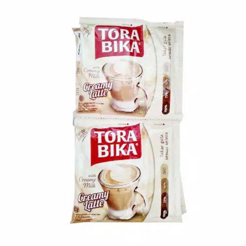 

Torabika Creamy Latte Renceng (Isi 10sachet @25gr) Tora Bika Kopi Renteng