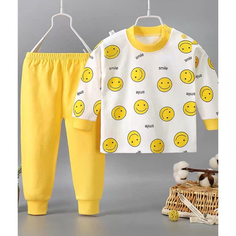 setelan baju tidur anak import/setelan piyama anak/baju tidur cewek cowok/baju anak import