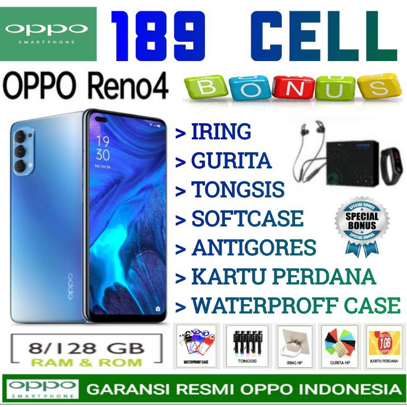 OPPO RENO 4 RAM 8/128 | A78 4G RAM 8/256 | A54 6/128 GB GARANSI RESMI OPPO INDONESIA