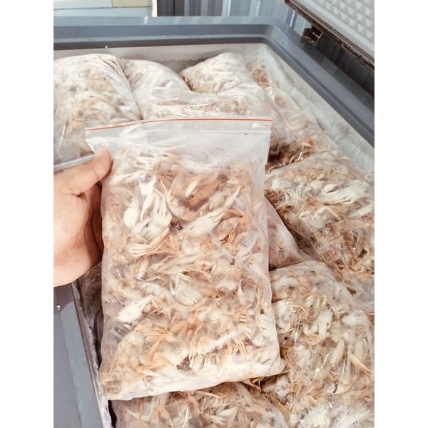 

baby crab bahan baku siap olah