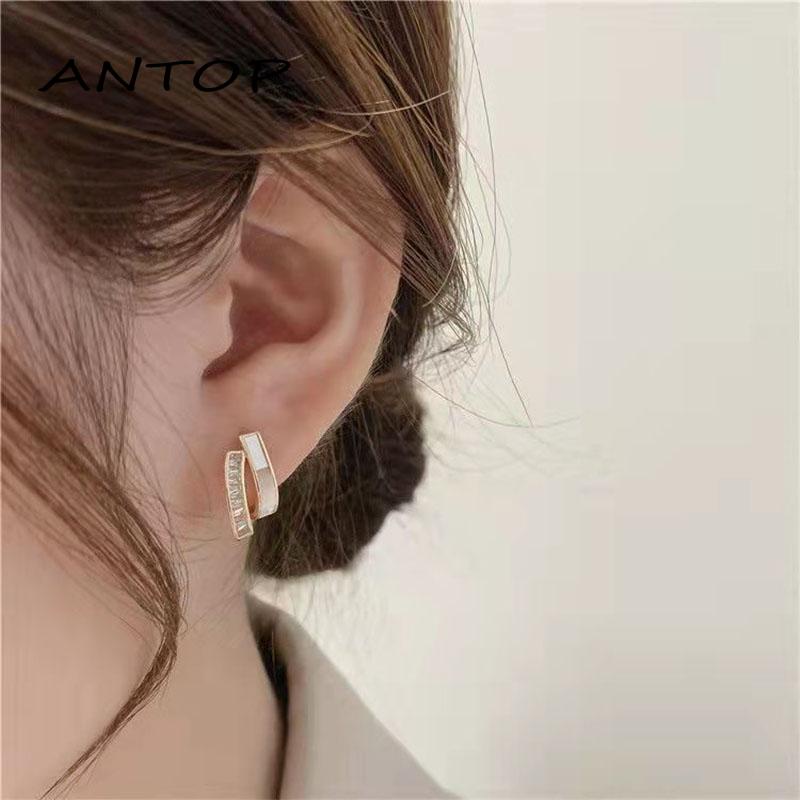 Anting Stud Gaya Retro Untuk Wanita