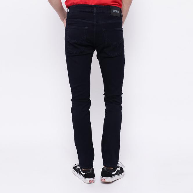 Edwin Celana Jeans 506-37-Navy Slim Fit Pria Panjang Biru Tua - Navy, 28