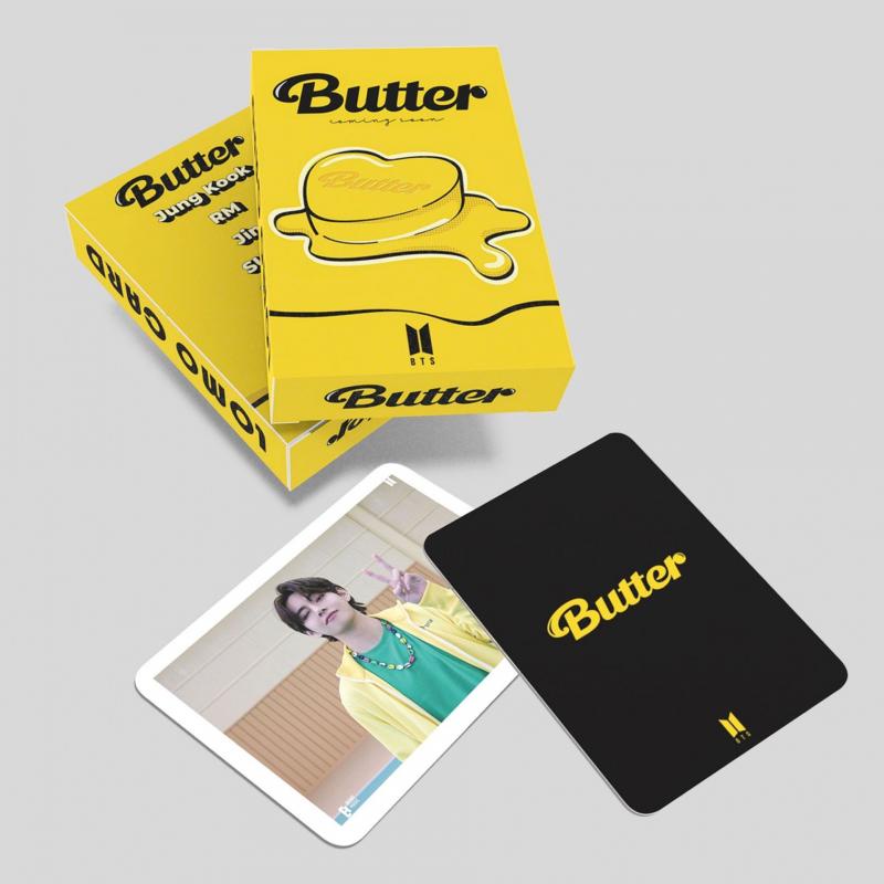 55pcs / Set Kartu Foto Album BTS Butter LOMO HD
