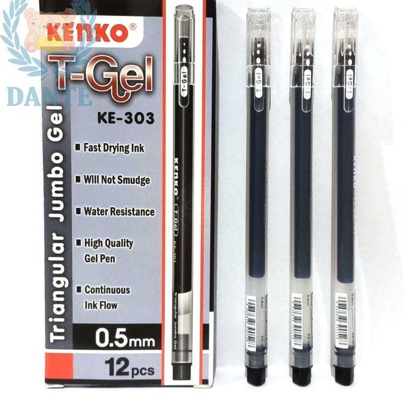 

MURRRMERRR Pulpen Kenko T-Gel KE-303 Triangular Jumbo Gel per Lusin [bj -905]