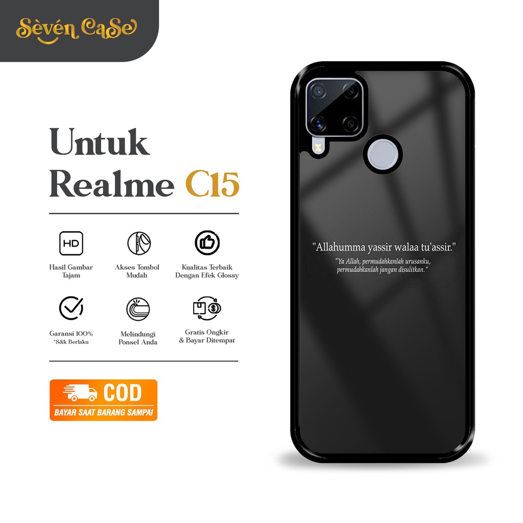 Case REALME C15 - Casing REALME C15 [ Quotes ] Silikon REALME C15 - Case Hp - Case Mewah - Cassing H