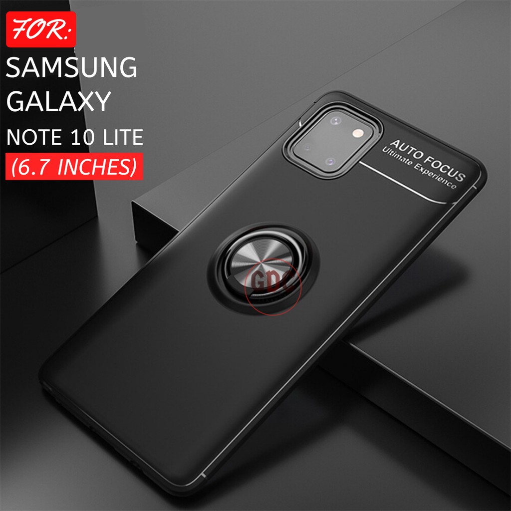 Case Autofocus Invisible Iring TPU Soft Case 360 Rotation