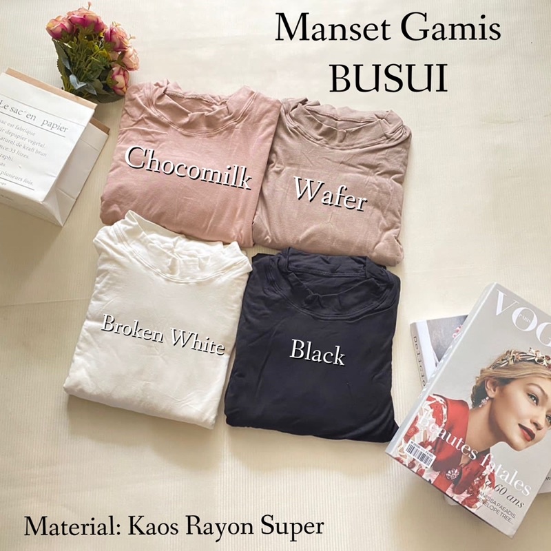 Manset Gamis Busui Lengan Panjang