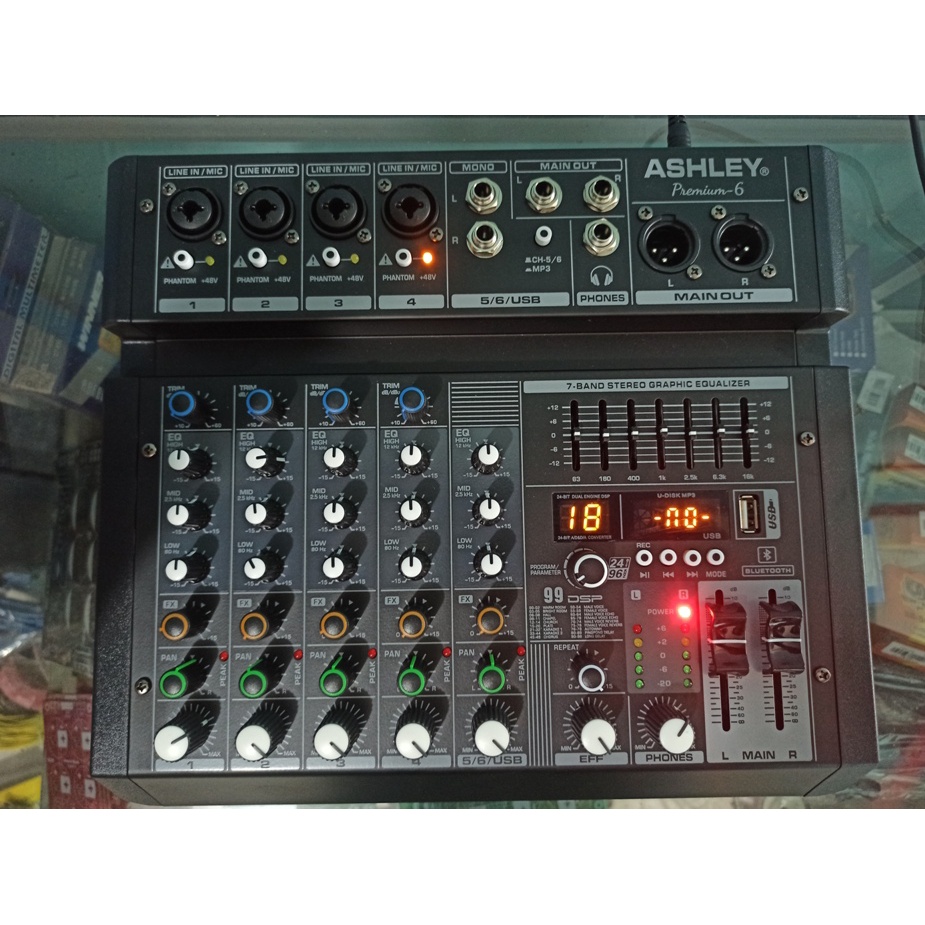 mixer ashley Premium6 / 6 channel original ashley ORI Soundcard