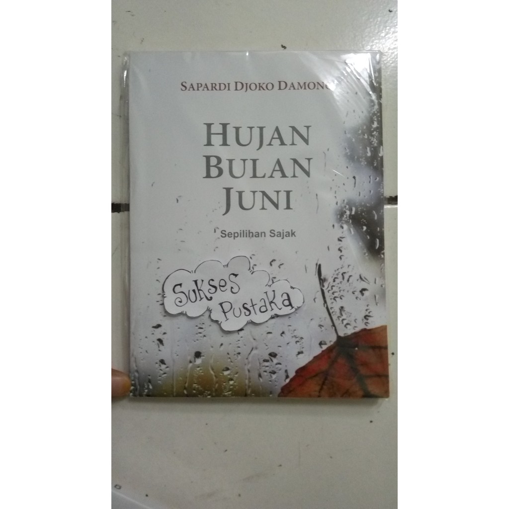 Hujan Bulan Juni Novel Sajak Sapardi Djoko Damono Shopee Indonesia